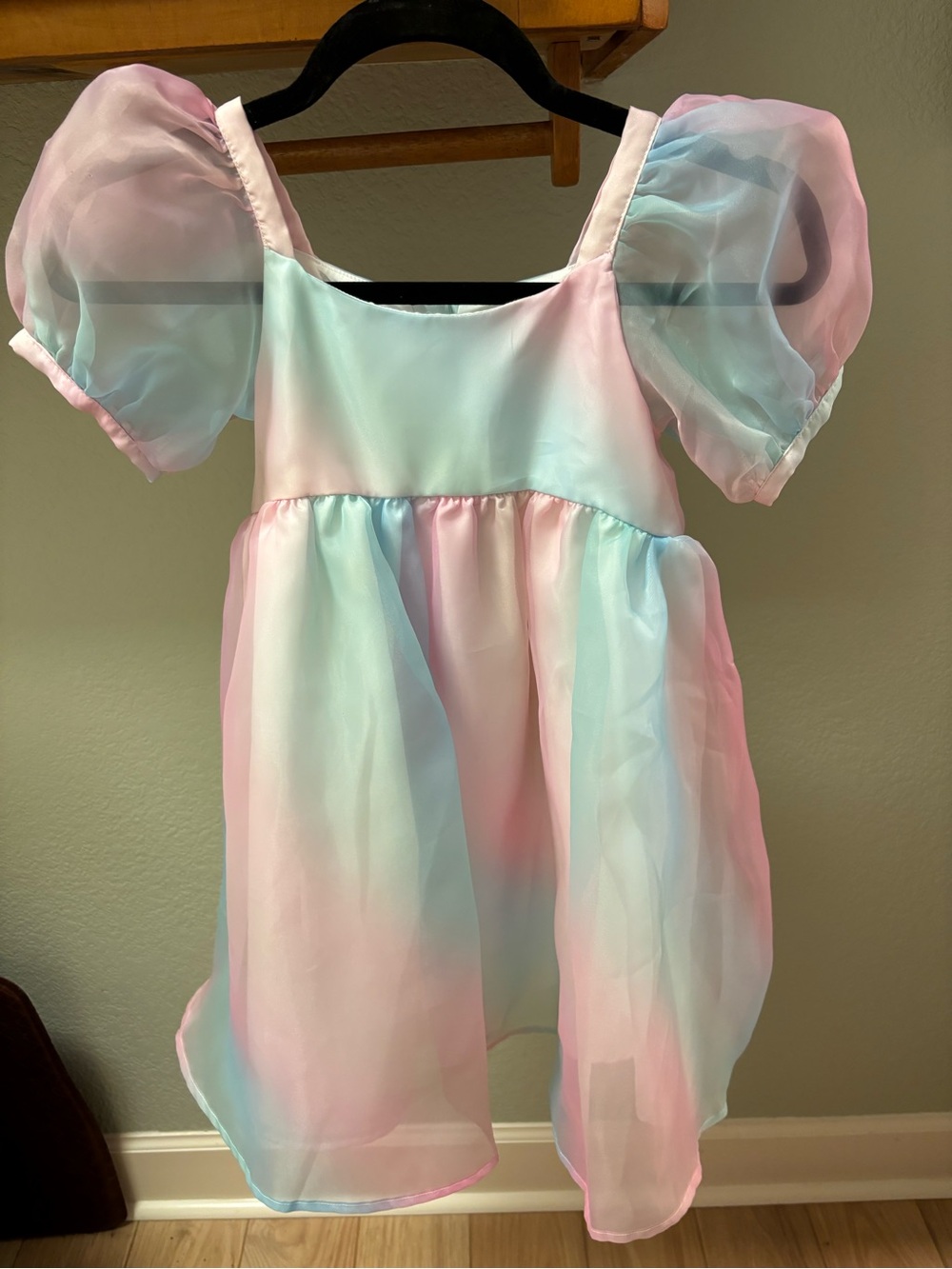 Janie and Jack x Disney x The Little Mermaid Organza Pearl Dress - size 8